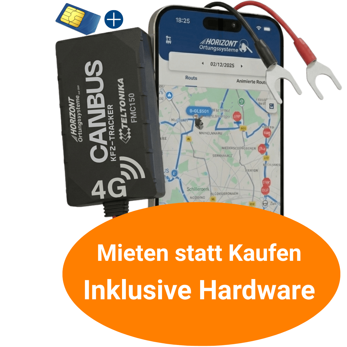 GPS Tracker CAN-Bus Miete – 4G LTE für Flottenmanagement | Teltonika - GPS Tracker für Fahrzeuge